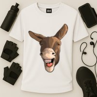 Funny Donkey Art For Donkey Lover Farm Animal Cooling Performance Crew T-Shirt