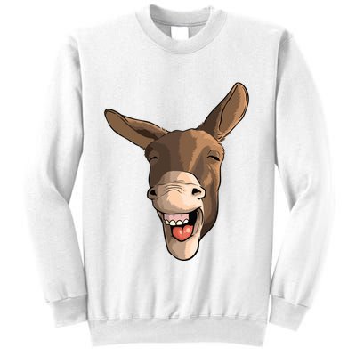 Funny Donkey Art For Donkey Lover Farm Animal Sweatshirt