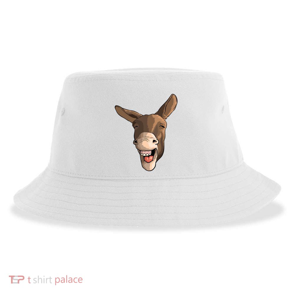 Funny Donkey Art For Donkey Lover Farm Animal Sustainable Bucket Hat