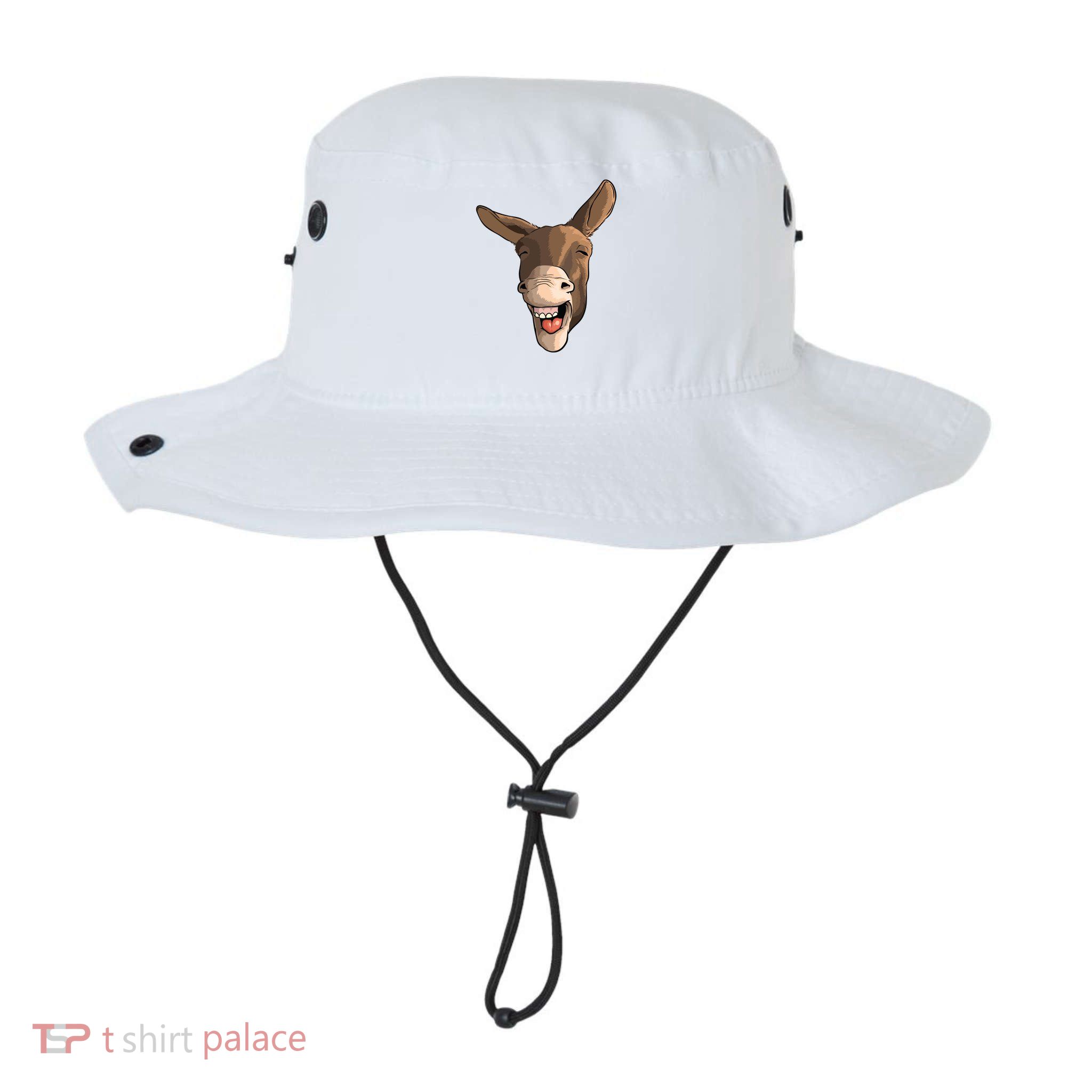 Funny Donkey Art For Donkey Lover Farm Animal Bucket Hat