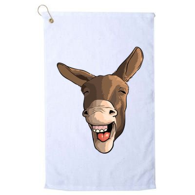 Funny Donkey Art For Donkey Lover Farm Animal Golf Towel