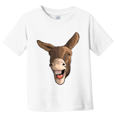 Funny Donkey Art For Donkey Lover Farm Animal Toddler T-Shirt