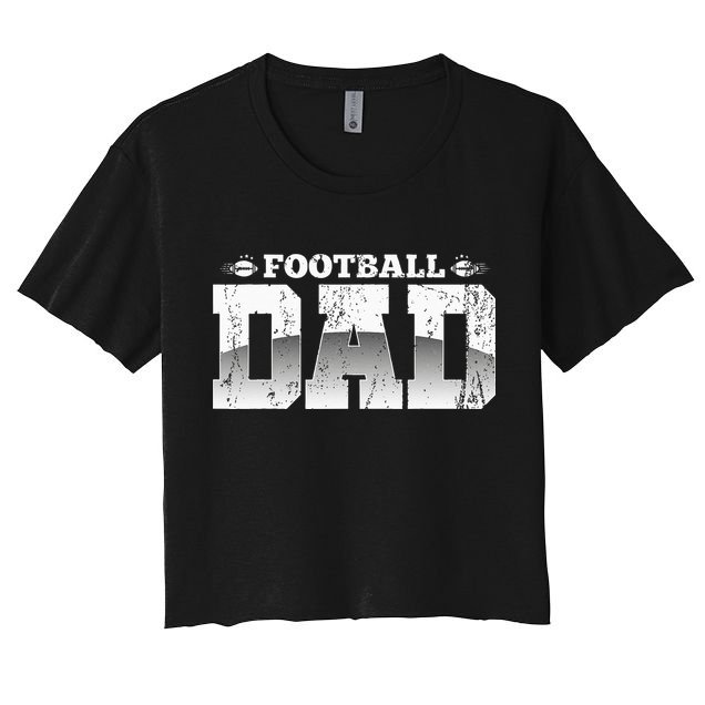 Fathers Day American Football Player Football Dad Football Crop Top