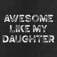 Fathers Day Awesome Like My Daughter Gifts From Dad Mom Son Beanie