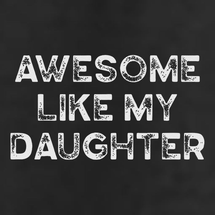 Fathers Day Awesome Like My Daughter Gifts From Dad Mom Son Beanie