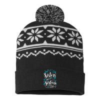 Funny Diabetes Awareness T1D USA-Made Snowflake Beanie