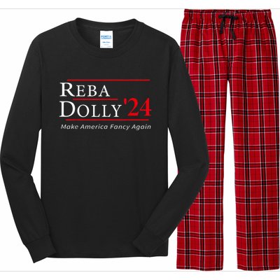 Funny Dolly And Reba 2024 Design Long Sleeve Pajama Set