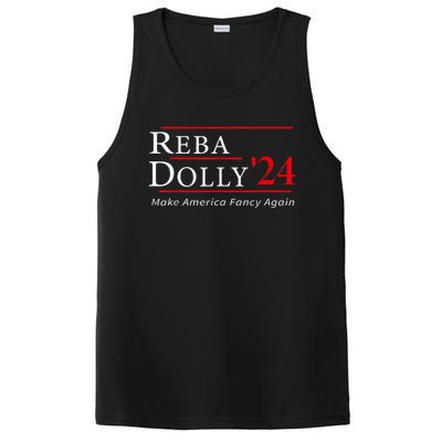 Funny Dolly And Reba 2024 Design PosiCharge Competitor Tank