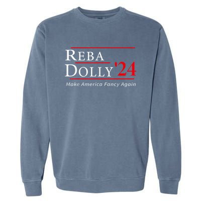 Funny Dolly And Reba 2024 Design Garment-Dyed Sweatshirt