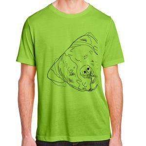 Funny Dog American Bulldog Adult ChromaSoft Performance T-Shirt