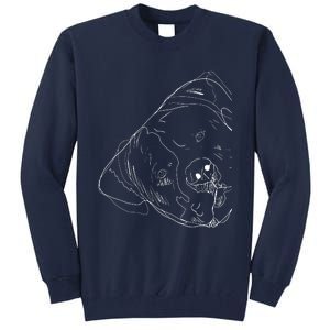 Funny Dog American Bulldog Tall Sweatshirt