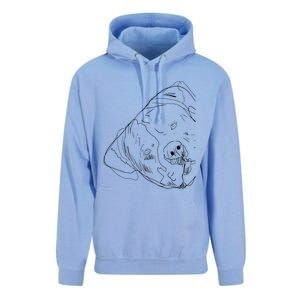 Funny Dog American Bulldog Unisex Surf Hoodie