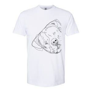 Funny Dog American Bulldog Softstyle CVC T-Shirt