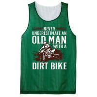 Funny Dirt Bike Art For Dirtbike Lover Men Grandpa Motorbike Mesh Reversible Basketball Jersey Tank