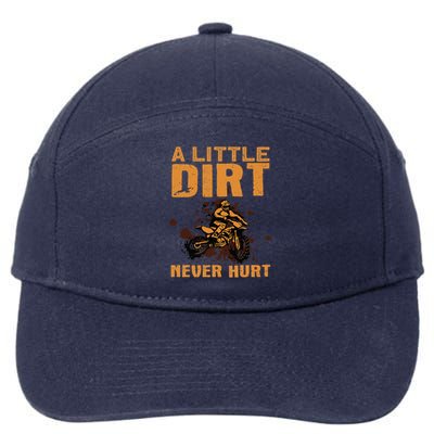 Funny Dirt Bike For Men Women Kids Motocross Dirtbike Lover 7-Panel Snapback Hat