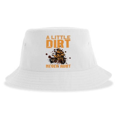 Funny Dirt Bike For Men Women Kids Motocross Dirtbike Lover Sustainable Bucket Hat