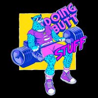 Funny Doing Butt Stuff Workout Bodybuilding Fitness Gym City Backpack
