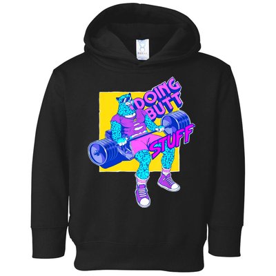 Funny Doing Butt Stuff Workout Bodybuilding Fitness Gym Toddler Hoodie