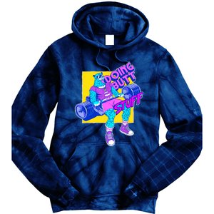 Funny Doing Butt Stuff Workout Bodybuilding Fitness Gym Tie Dye Hoodie