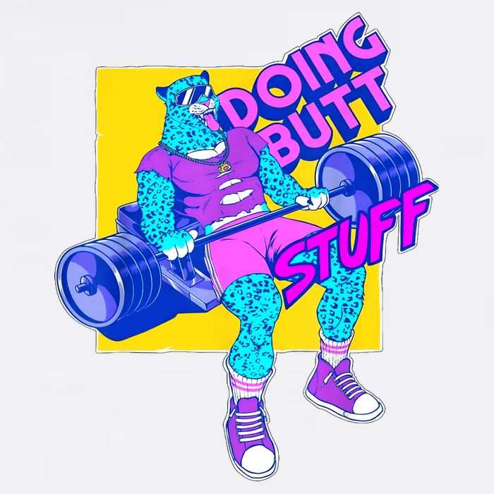 Funny Doing Butt Stuff Workout Bodybuilding Fitness Gym Cooling Performance Crew T-Shirt