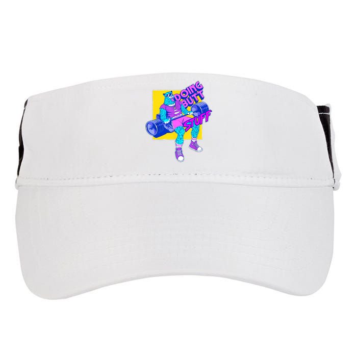 Funny Doing Butt Stuff Workout Bodybuilding Fitness Gym Adult Drive Performance Visor