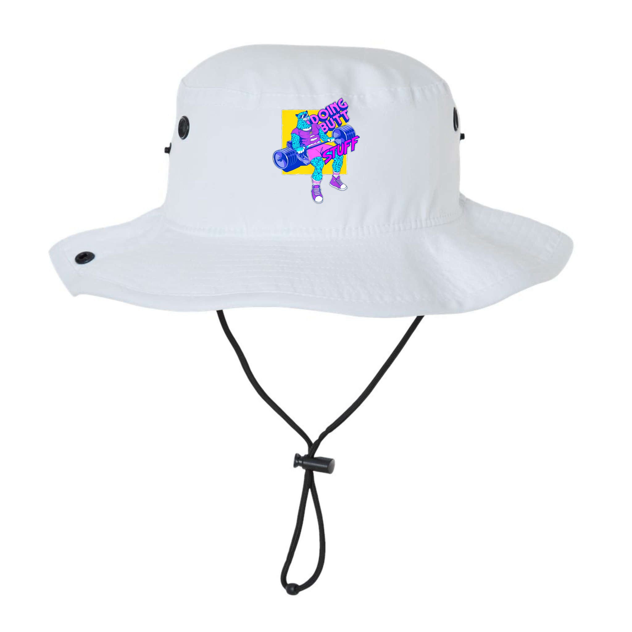 Funny Doing Butt Stuff Workout Bodybuilding Fitness Gym Bucket Hat