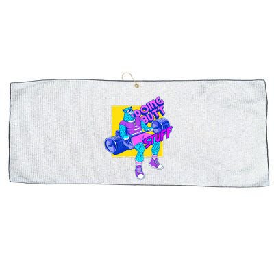 Funny Doing Butt Stuff Workout Bodybuilding Fitness Gym Large Microfiber Waffle Golf Towel