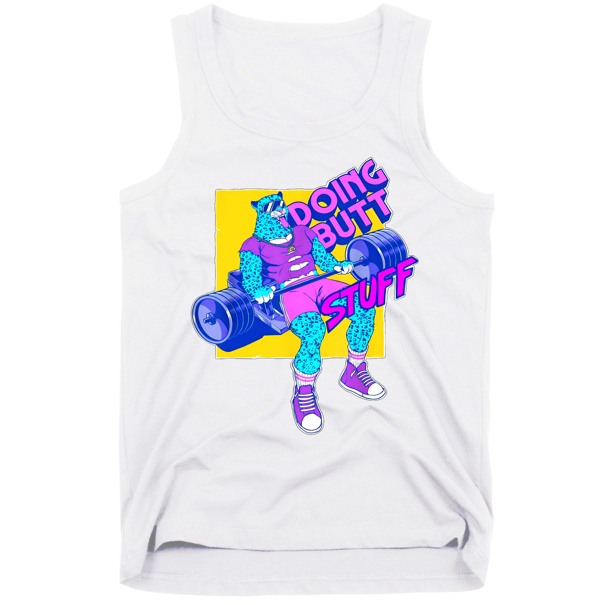 Funny Doing Butt Stuff Workout Bodybuilding Fitness Gym Tank Top