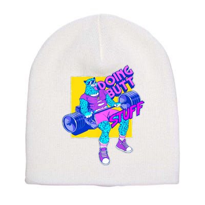 Funny Doing Butt Stuff Workout Bodybuilding Fitness Gym Short Acrylic Beanie