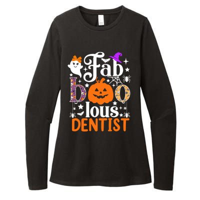 Faboolous Dentisgift Boo Dental Hygienist Halloween Cool Gift Womens CVC Long Sleeve Shirt