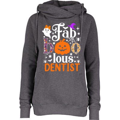 Faboolous Dentisgift Boo Dental Hygienist Halloween Cool Gift Womens Funnel Neck Pullover Hood