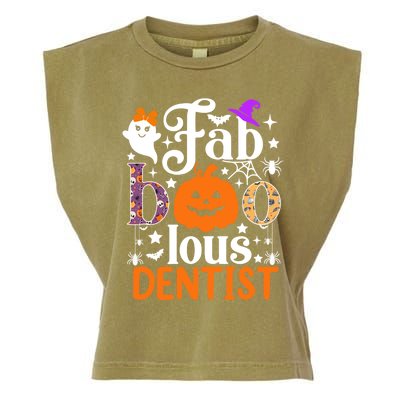 Faboolous Dentisgift Boo Dental Hygienist Halloween Cool Gift Garment-Dyed Women's Muscle Tee