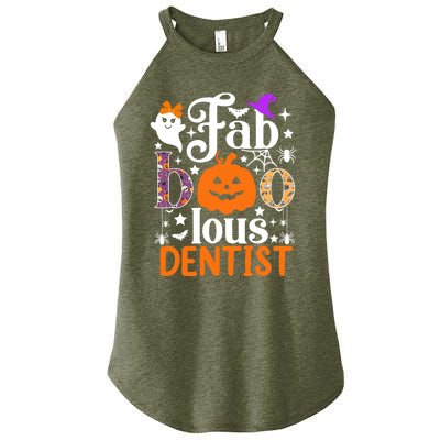 Faboolous Dentisgift Boo Dental Hygienist Halloween Cool Gift Women’s Perfect Tri Rocker Tank