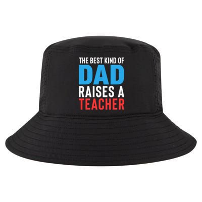 Father's Day Best Dad Raises A Teacher Essential Gift Cool Comfort Performance Bucket Hat