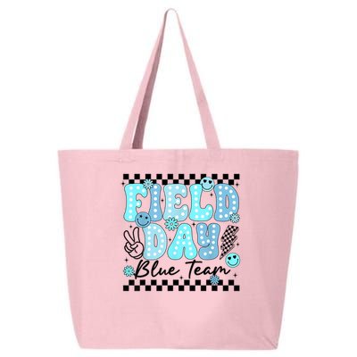 Field Day Blue Team Color Field Trip Team Game Competition 25L Jumbo Tote