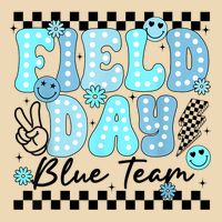 Field Day Blue Team Color Field Trip Team Game Competition Bag