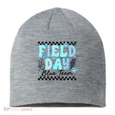 Field Day Blue Team Color Field Trip Team Game Competition Sustainable Beanie