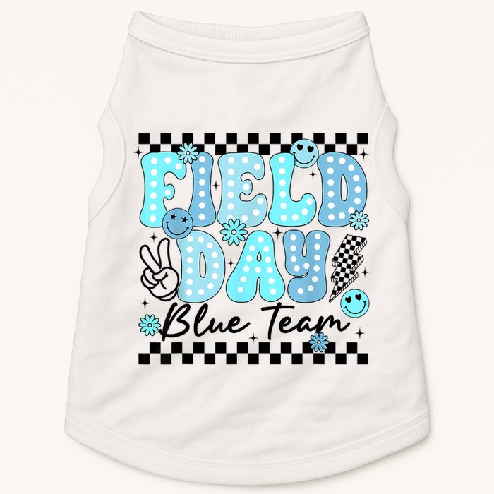 Field Day Blue Team Color Field Trip Team Game Competition Doggie Tank