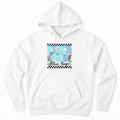 Field Day Blue Team Color Field Trip Team Game Competition Hoodie