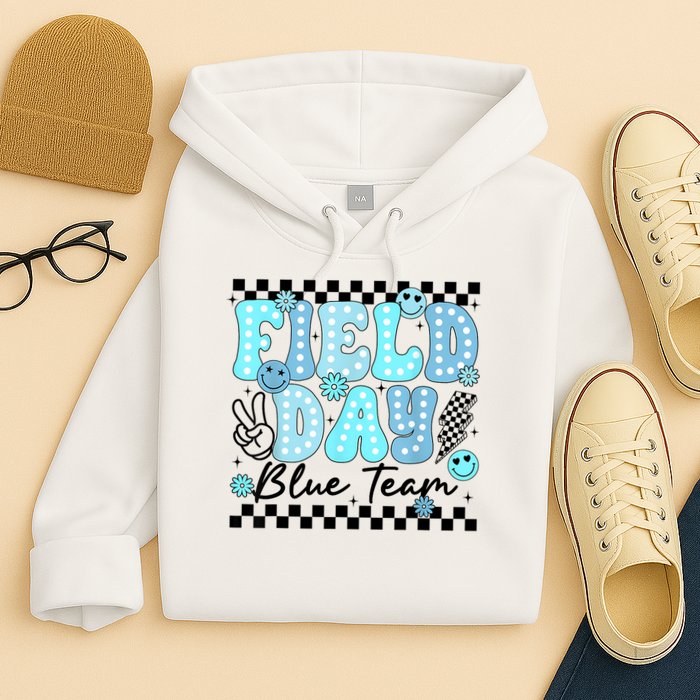 Field Day Blue Team Color Field Trip Team Game Competition Hoodie
