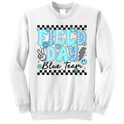 Field Day Blue Team Color Field Trip Team Game Competition Sweatshirt