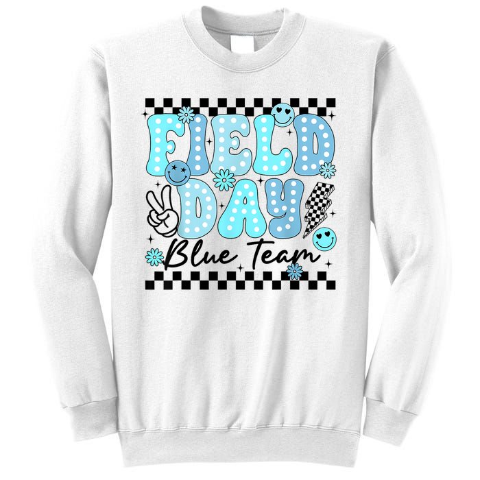Field Day Blue Team Color Field Trip Team Game Competition Sweatshirt