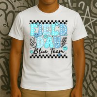 Field Day Blue Team Color Field Trip Team Game Competition T-Shirt