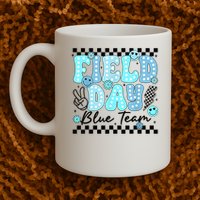 Field Day Blue Team Color Field Trip Team Game Competition Mug