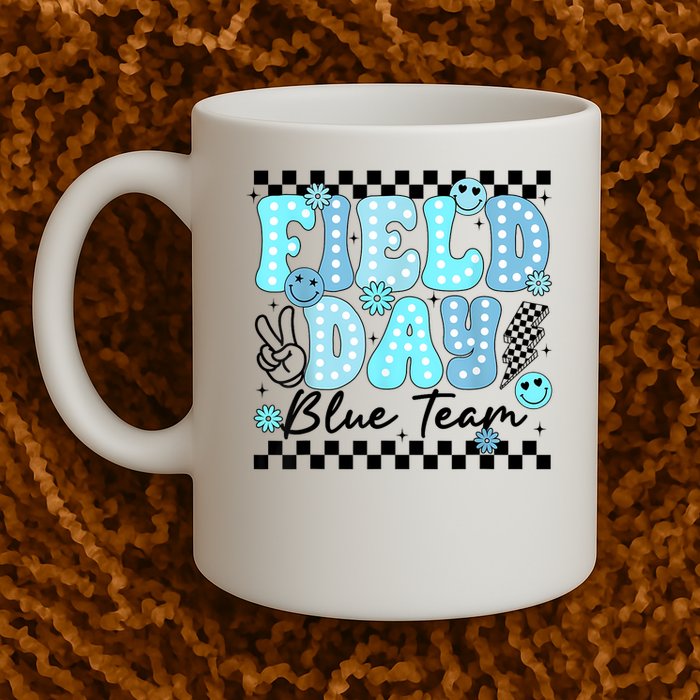 Field Day Blue Team Color Field Trip Team Game Competition Mug