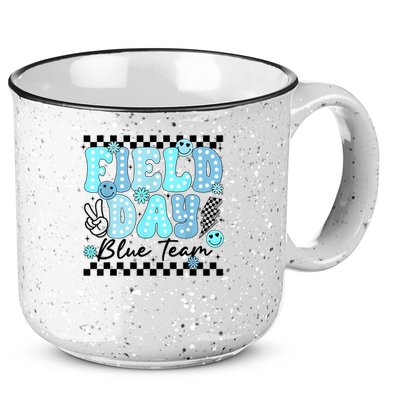 Field Day Blue Team Color Field Trip Team Game Competition 15oz Campfire Ceramic Mug