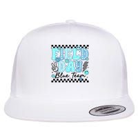 Field Day Blue Team Color Field Trip Team Game Competition Flatbill Hat