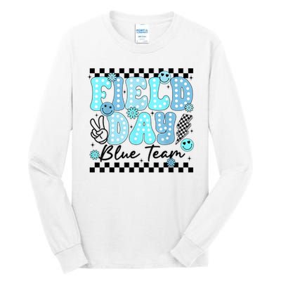 Field Day Blue Team Color Field Trip Team Game Competition Tall Long Sleeve T-Shirt