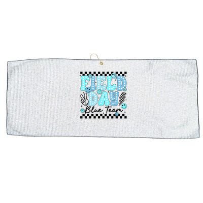 Field Day Blue Team Color Field Trip Team Game Competition Large Microfiber Waffle Golf Towel