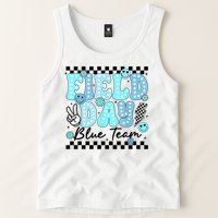Field Day Blue Team Color Field Trip Team Game Competition Tank Top